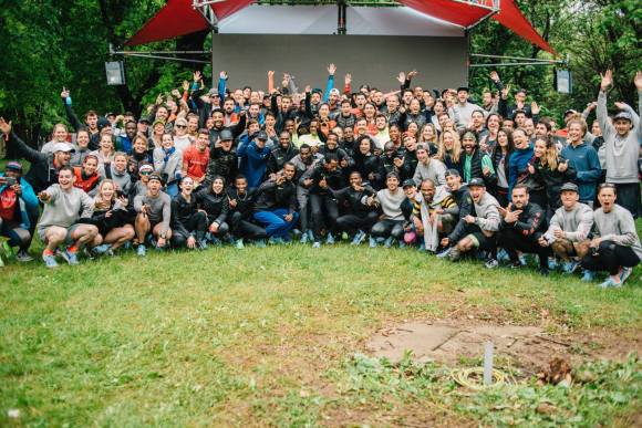 group shot with pacers marek